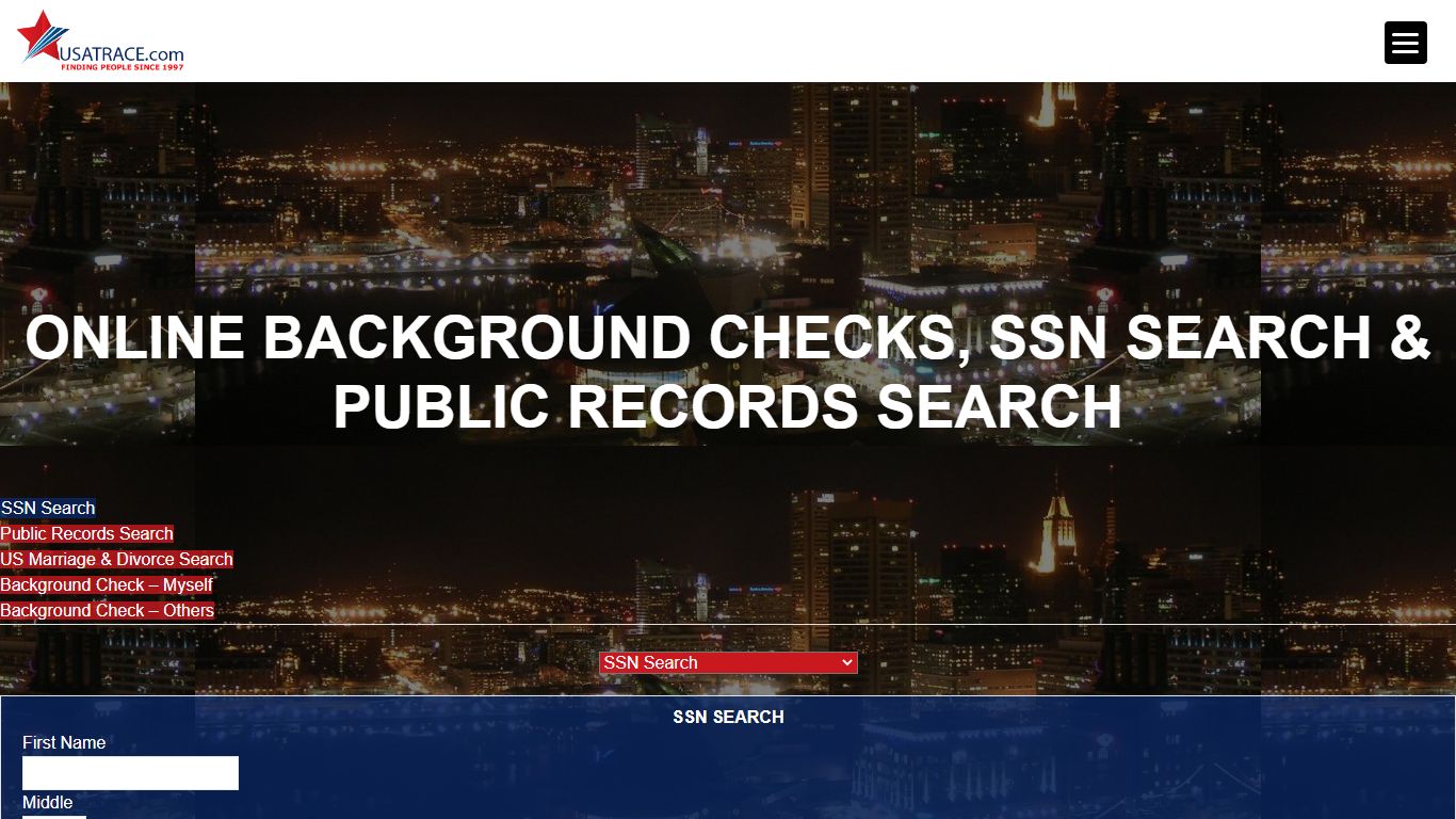 Real-Time Public Records Search, SSN Search & Background Checks